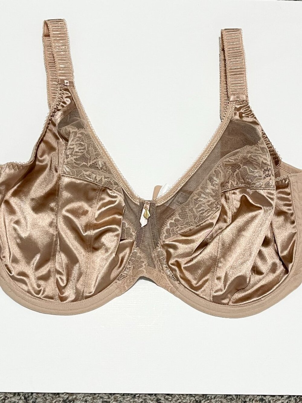Elomi Cate Allure Full Coverage Underwire Bra 36K Beige Unpadded EL3024055AH